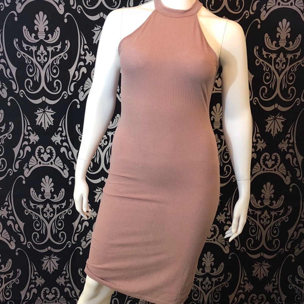 Plus Size Blush Midi